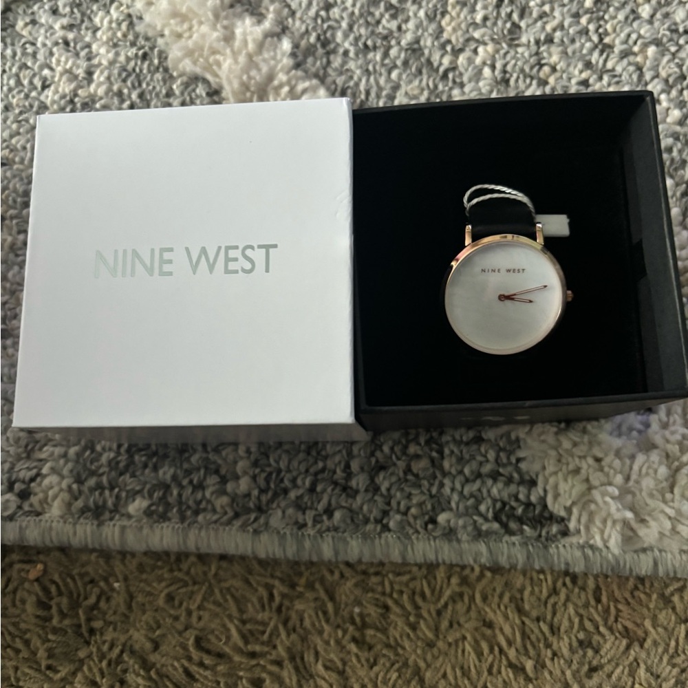 Nine West Black and Gold Watch